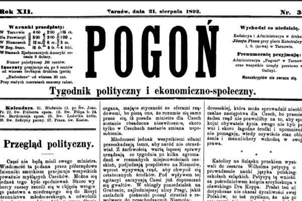 1892 Pogon Korespondencye Okladka