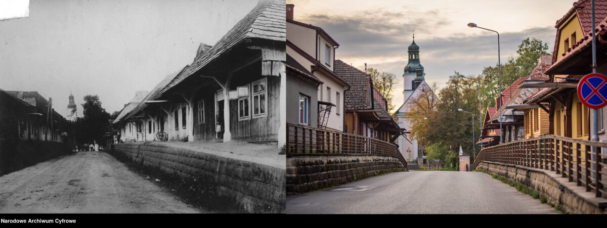 Kosciol widok z Mickiewicza