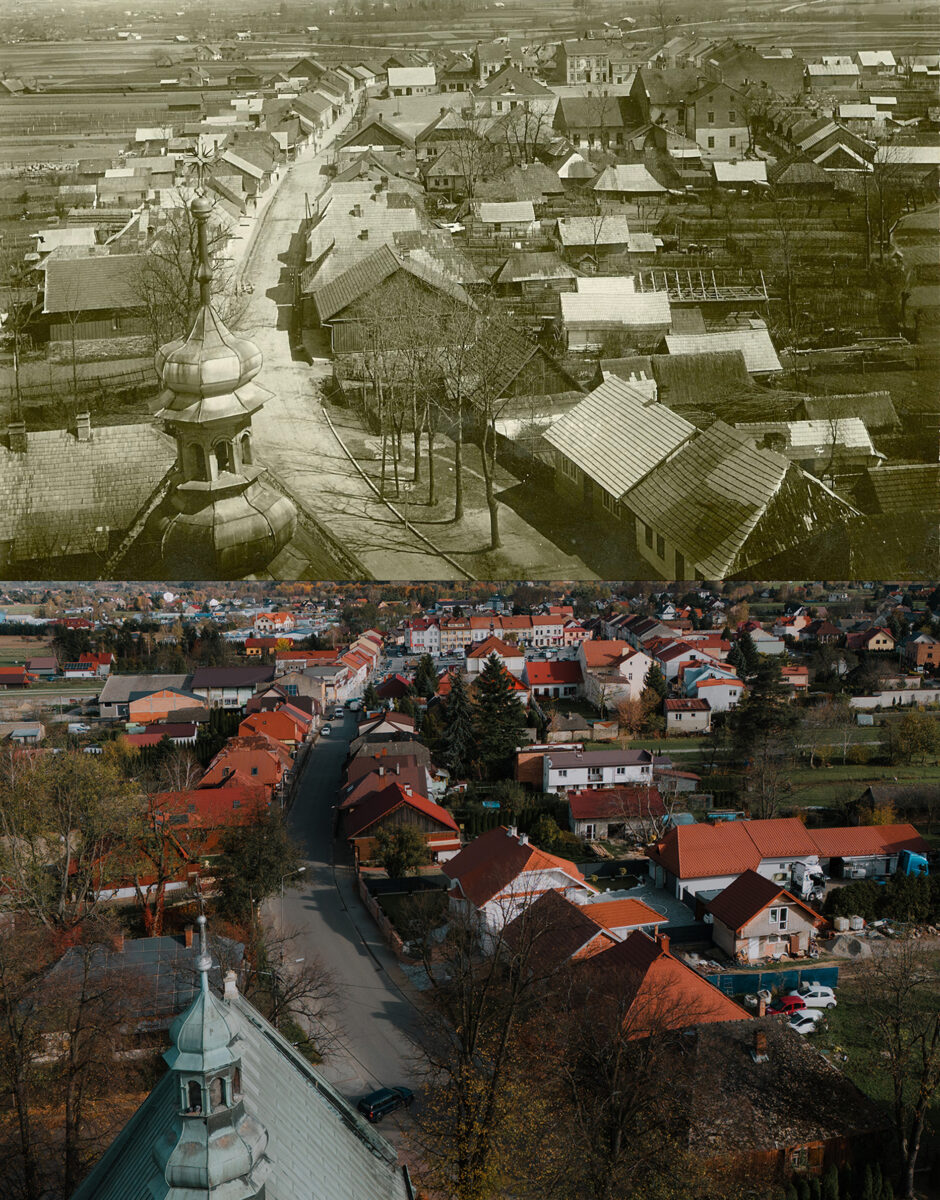 Kosciol wieza Stare i nowe