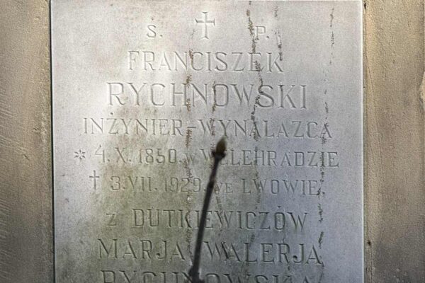 Franciszek Rychnowski uważany jest za jednego z najzdolniejszych polskich wynalazców końca XIX i początku XX wieku. 24 tablica02