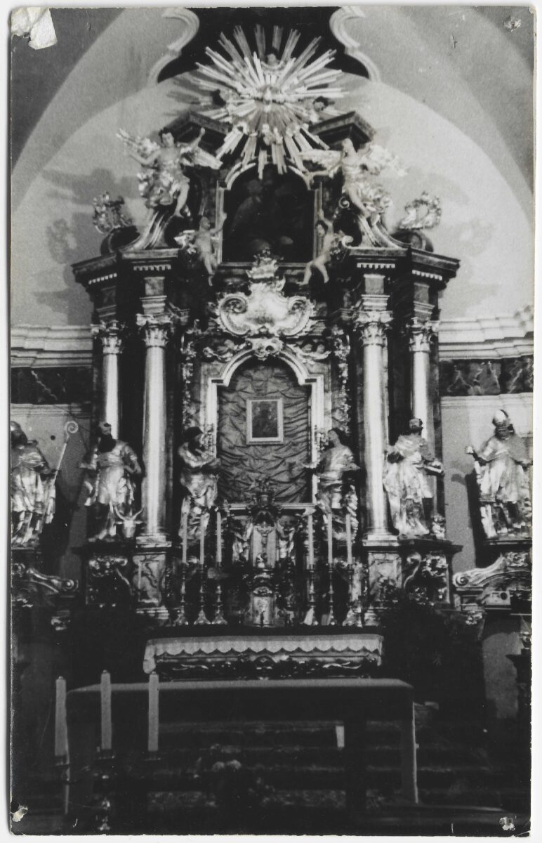 17a Napis na odwrocie zdjecia Cegielka na remont kosciola pw. sw. Idziego Opata w Zakliczynie