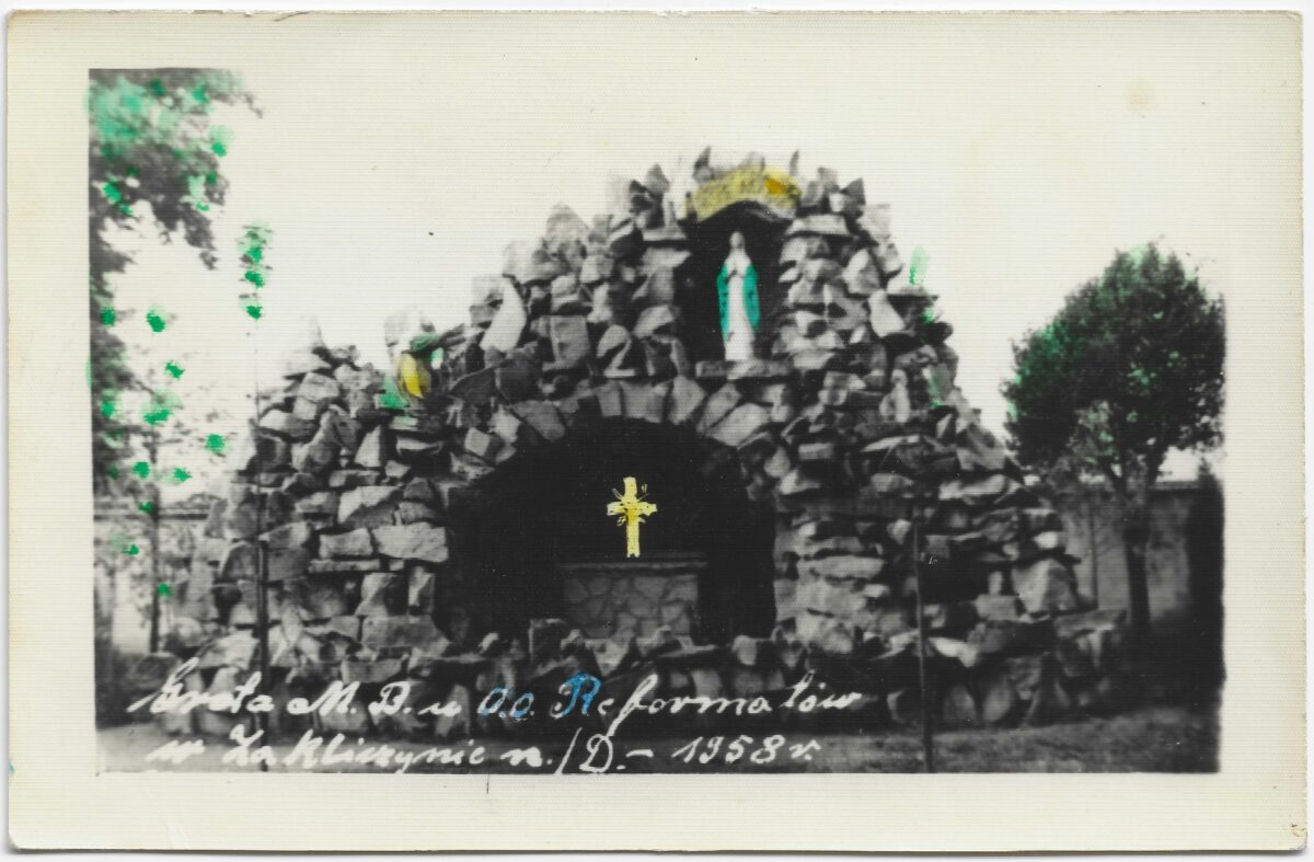26 Grota M.B u OO. Franciszkanow w Zakliczynie 1958 rok