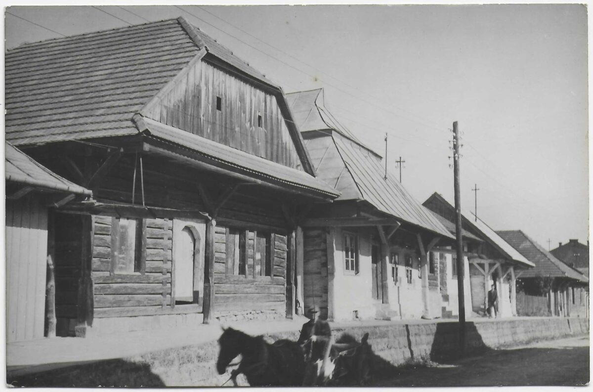 30 Domy z okapami przy ulicy Mickiewicza Lata 60 te XX wieku