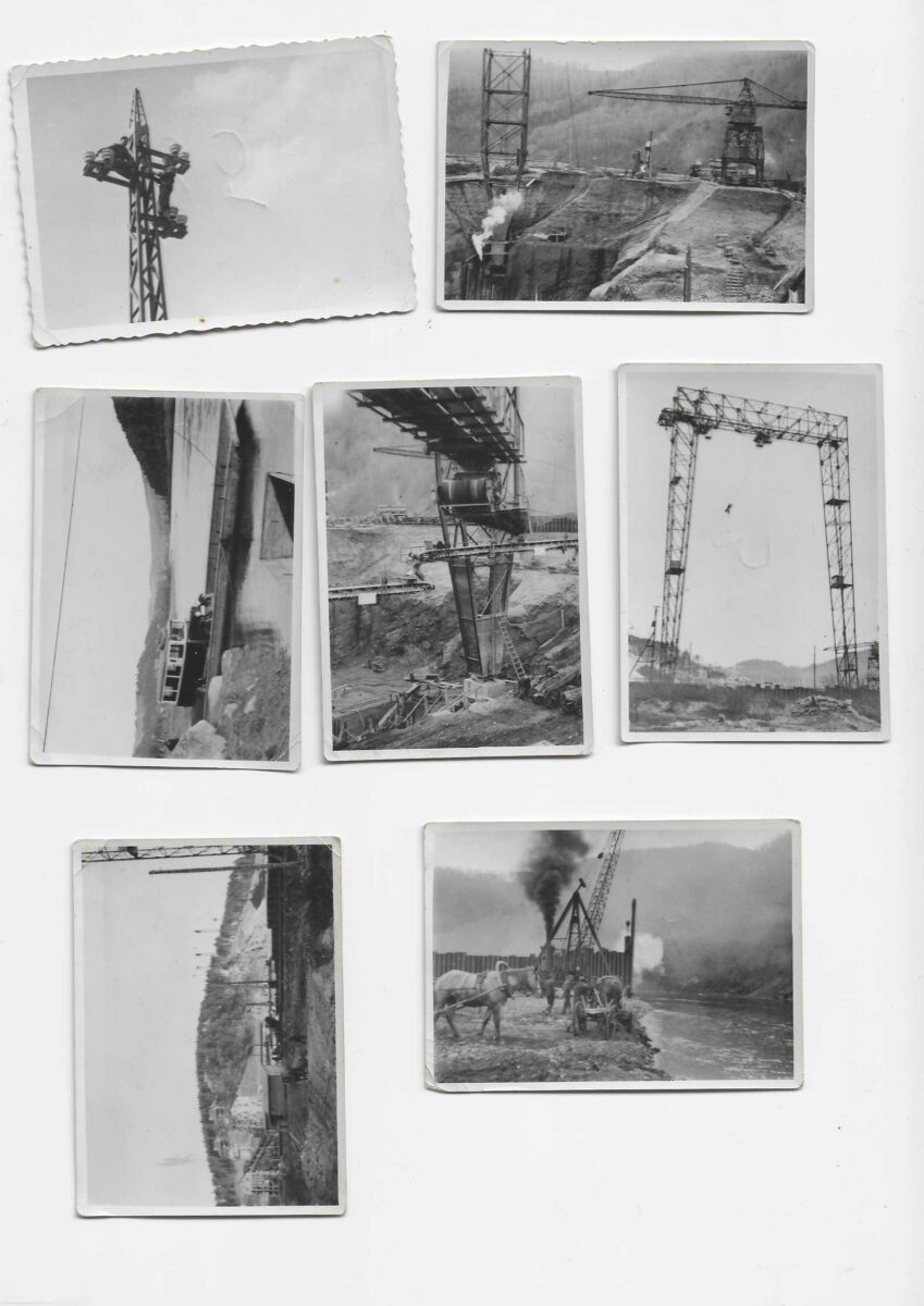 31c Prawdopodobnie na zdjeciach widoczne sa poczatkowe prace przy budowie zapory w Roznowie