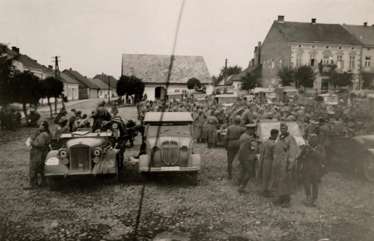 4 Zakliczyn 1939 rok Niemcy na Rynku