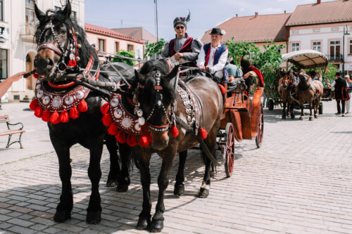 Zielonoświątkowy przejazd bryczkami pełen tradycji i muzyki! 88 ZieloneSwiatki 023