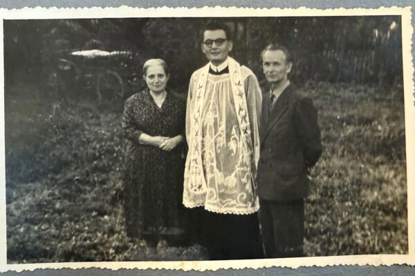 Prymicje, Bieśnik, z datą - 1 października 1961 roku. 18 prymicje Ryszarda Marcinka