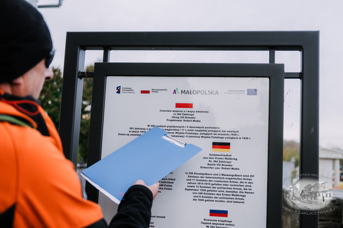 Spacer historyczny: „Zakliczyn- miasto przyfrontowe”. 19 TMZZ 013 1